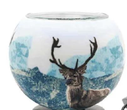 Buck light globe glowing on LED base bundle