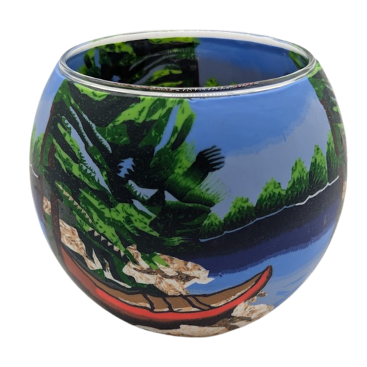 Claymaster Light Globe – Red Canoe Design, Gift Boxed