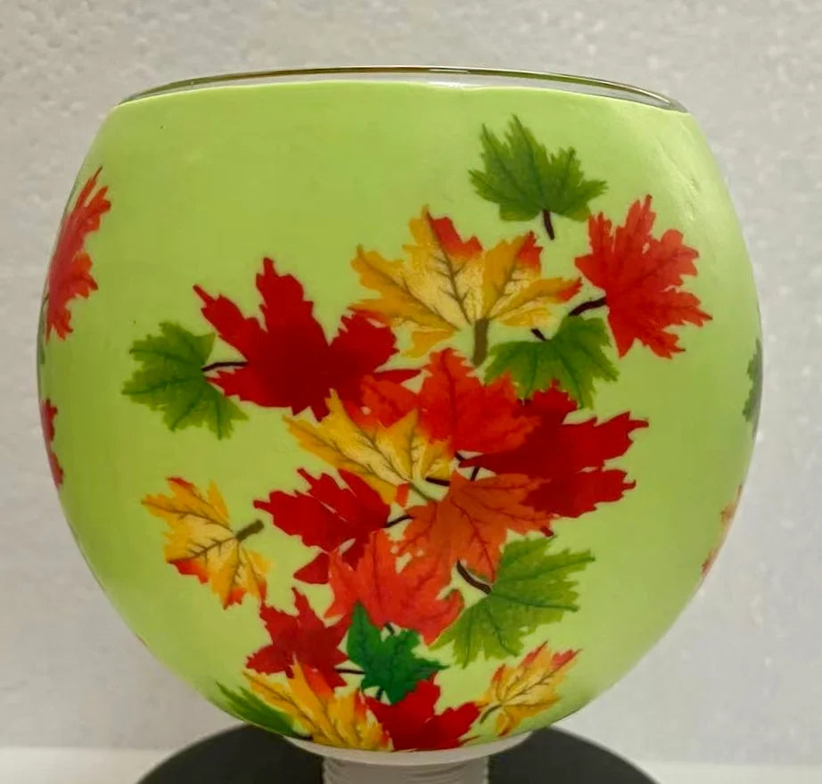 Maple Leaves Light Globe + LED Base Bundle