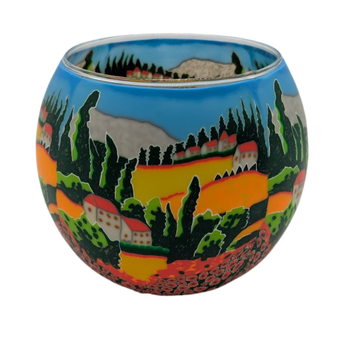 Poppy Fields - Claymaster Light Globe