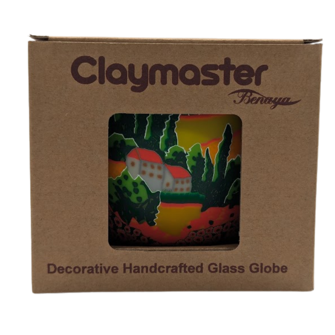 Poppy Fields - Claymaster Light Globe