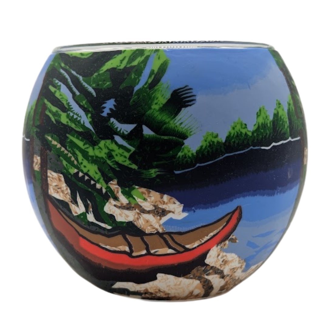 Red Canoe Light Globe + LED Base Bundle