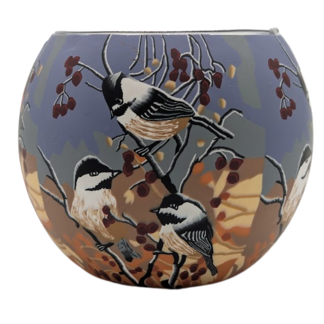 Chickadees Light Globe + LED Base Bundle