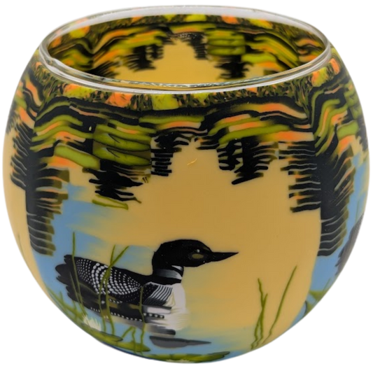 Claymaster Light Globe – Loon on the Lake, Gift Boxed