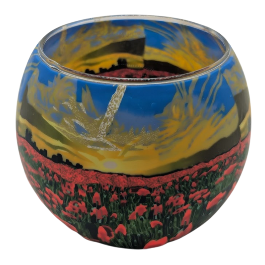 Claymaster Light Globe – Poppy Sunrise, Gift Boxed